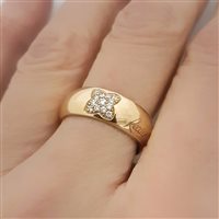 Ring Recarlo Woman in Yellow Gold Diamante 0.05 Ct R11FS001/G005 - R11FS001/G005